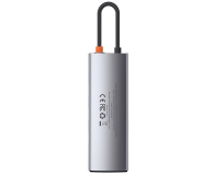 BASEUS Hub 8w1 Metal Gleam USB-C do 3x USB 3.0 + HDMI + USB-C PD + RJ45 + microSD/SD CAHUB-CV0G - 731712 - zdjęcie 5